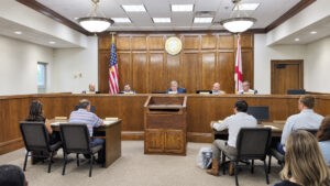 Autauga County commissioners during the September 15, 2026 commission meeting